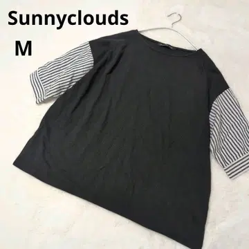 Sunny clouds 써니클라우드 린넨 베스셔츠 절개 보더