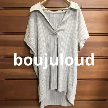 boujuloud 프렌치 슬리브 스트라이프 셔츠 부즈루드