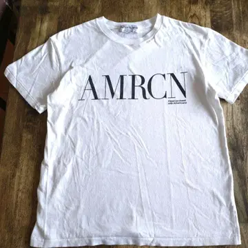 Americana 아메리카나 AMRCN 화이트 반팔 티셔츠