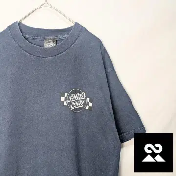 SANTA CRUZ 티셔츠 심플 원포인트 로고 네이비