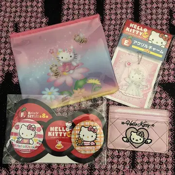 엔젤 헬로키티 파우치 패스 케이스 복권 산리오 SANRIO