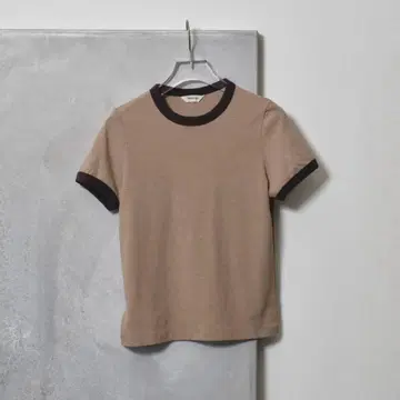 todayful Compact Ringer Tee 내추럴
