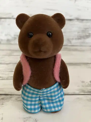 새상품급 레어템 실바니안 패밀리 초기 곰 패밀리 브라운 타입 오빠
