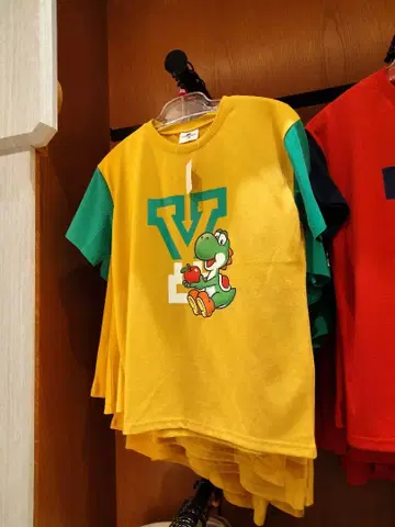 USJ 마리오 요시 T셔츠 유니섹스
