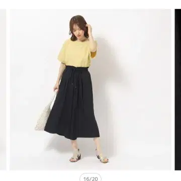 슈라루 스카초 네이비 M 사이즈 미사용 새상품