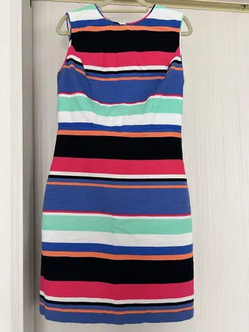kate spade 스트라이프 슬리브리스 원피스