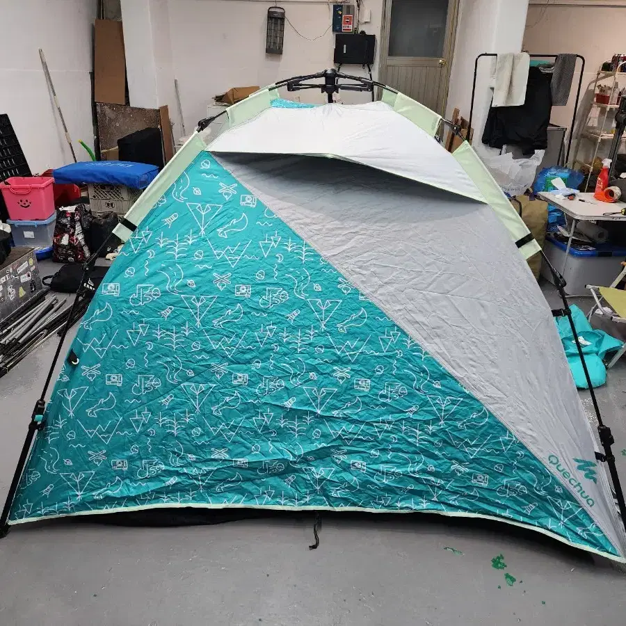 데카트론 퀘차 아르페나즈 3 암막 원터치텐트