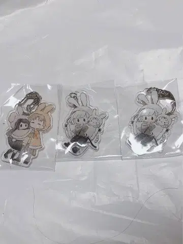문호 스트레이독스 레트로풍 아크릴 키링 토끼 케이프 ver.