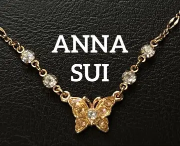 ANNA SUI 안나수이 목걸이 펜던트 골드 컬러 나비 버터플라이