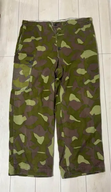 M62 빈티지 60년대 핀란드 군 리버서블 카고 팬츠