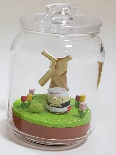 Sumikko Gurashi Travel Terrarium Re-Ment Figure Netherlands Windmill Neko