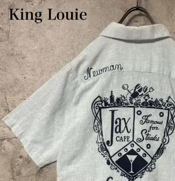[초레어] King Louie 볼링 셔츠 체인 스티치 70s