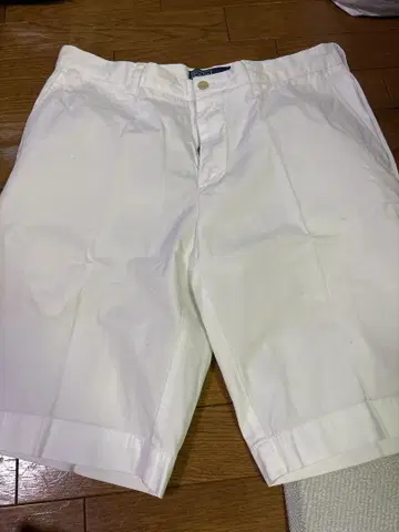 Ralph Lauren 화이트 숏 팬츠 34