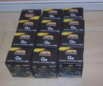 제일복권 고질라 대괴수열전 G상 몬스터 헤드 마그넷 미개봉 12점