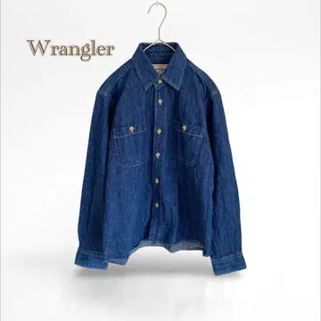 랭글러/wrangler 데님 셔츠 여성용 [S] 코튼 긴팔