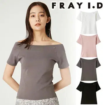 FRAY I.D 오프숄더 반팔 상의