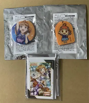 러브 라이브 Aqours 영구 스테이지 캔뱃지 키링 타카미 치가