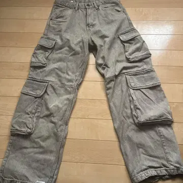 자라 카고 팬츠 라이트 그레이 EUR 38