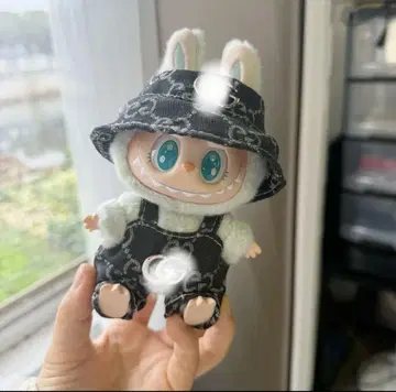 labubu 라부부 봉제 인형 옷 오버롤 2개 세트