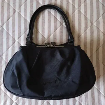 에네스베 agnes b. VOYAGE 토트백 하프문 가죽
