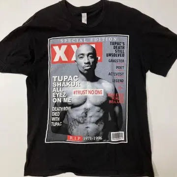 2PAC TUPAC SHAKUR 그래픽 티셔츠 L