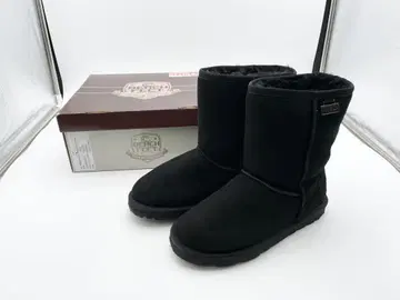 무스탕 부츠 블랙