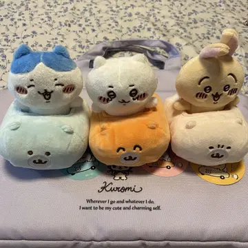 치이카와 드라이브다! 부이 봉제 인형 치이카와 하치와레 토끼 3세트