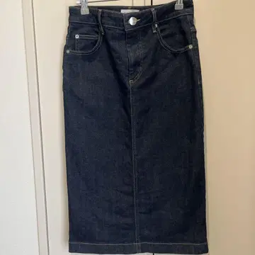 23구 DENIM 인디고 데님 타이트 스커트 38 M