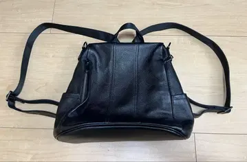 블랙 가죽 럭색/백팩