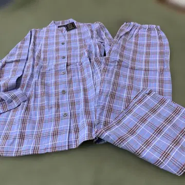 HOUSE WEAR STUDIO 파자마 남성용 M 체크 무늬