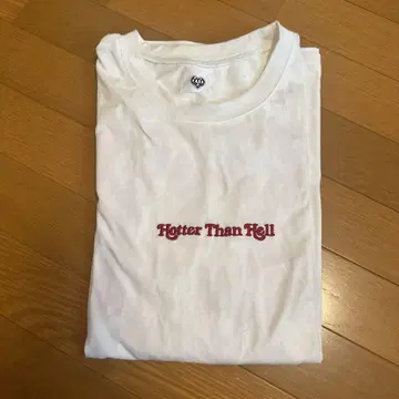 Hotter Than Hell 티셔츠 화이트