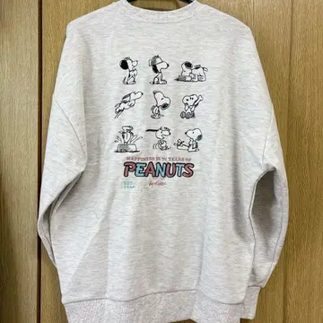 L 새상품 스누피 PEANUTS 75주년 기념 맨투맨 아베일