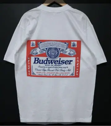 VINTAGE 버드와이저 티셔츠 L