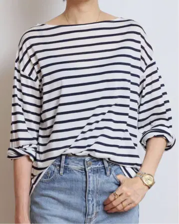 Deuxieme Classe Sheer BORDER 풀오버