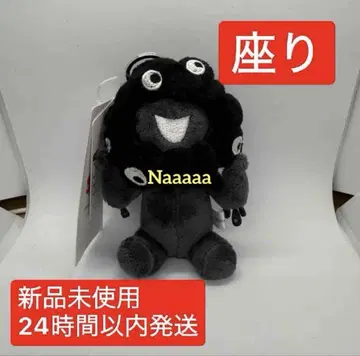 [앉은 자세] 오사카 간사이 엑스포 한정 카라비너 마스코트 블랙 먝먝