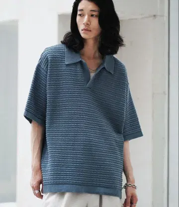 WYM TUCK SKIPPER KNIT POLO