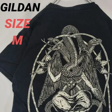 GILDAN 길단 Crystal Lake 티셔츠 남성용 M 블랙