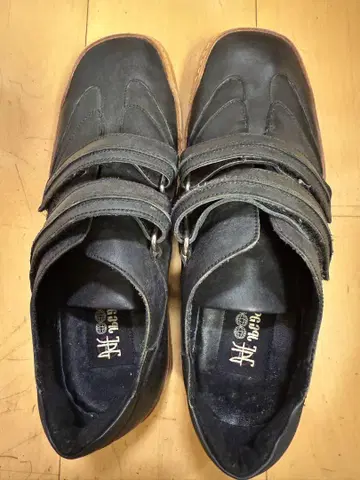 장 폴 고르체 스트랩 가죽 신발