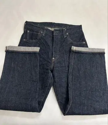 BURGUS PLUS 스트레이트 데님 다크 네이비