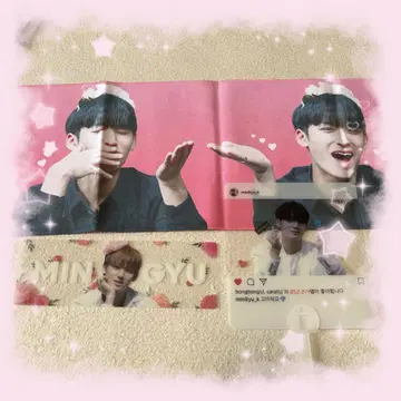 SEVENTEEN 민규 슬로건 (덤 포함)
