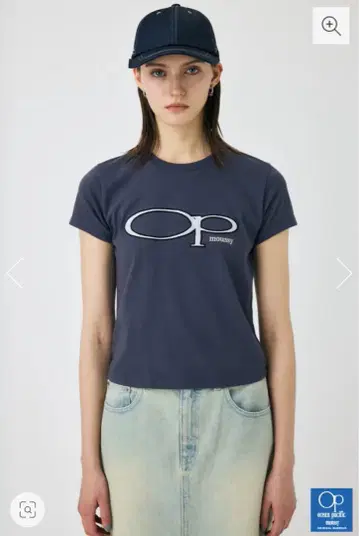 moussy OP OVAL 마크 TEE