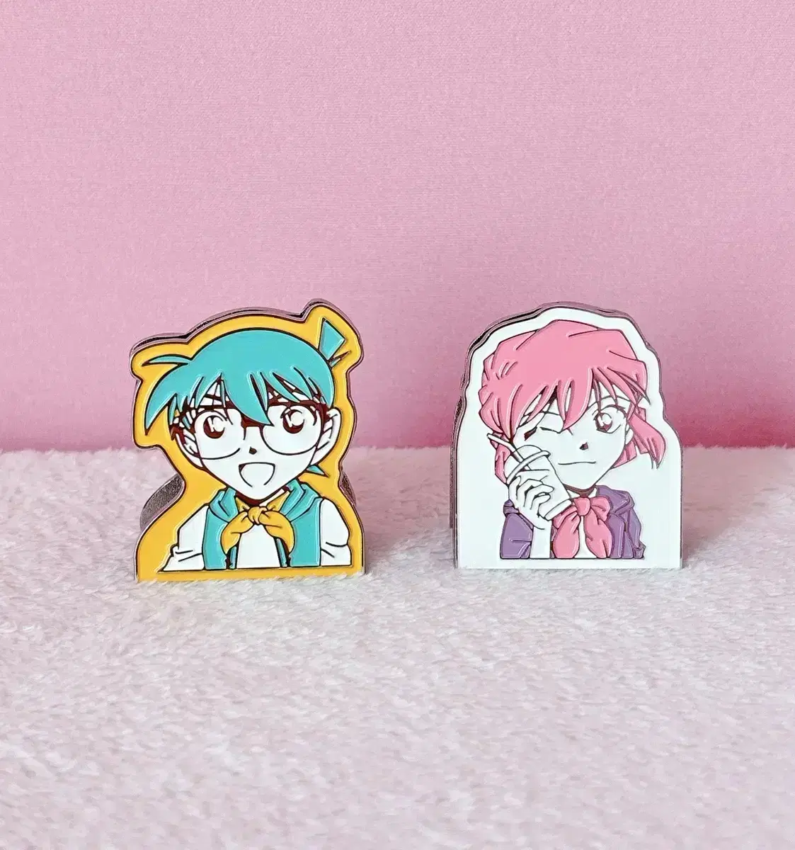 Detective Conan Conan Land Metal Clip Stand Conan Haibara bulk