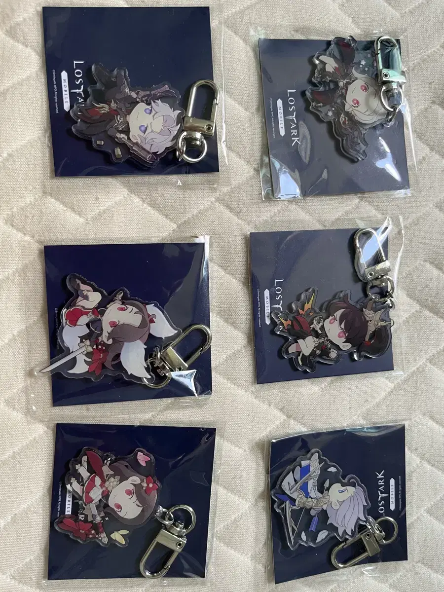 Lost Ark Mobile Limited Edition Keyring 6-Piece Set