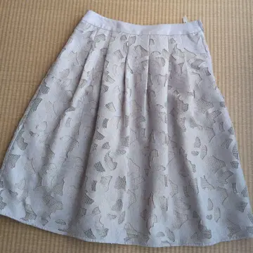 HIROKO BIS 레이스 패턴 스커트