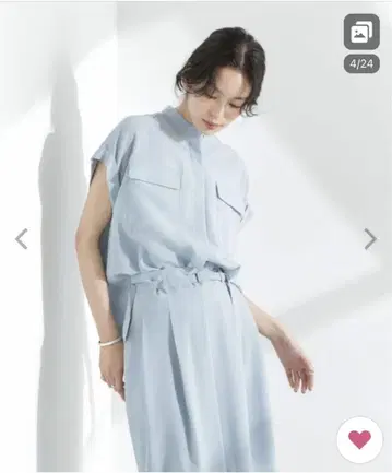 나노 유니버스 라이트 블루 셔츠