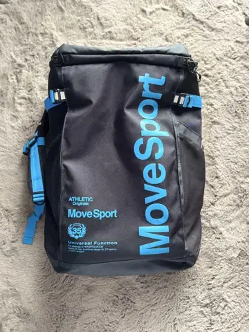 MoveSport 백팩 블랙/블루 데상트