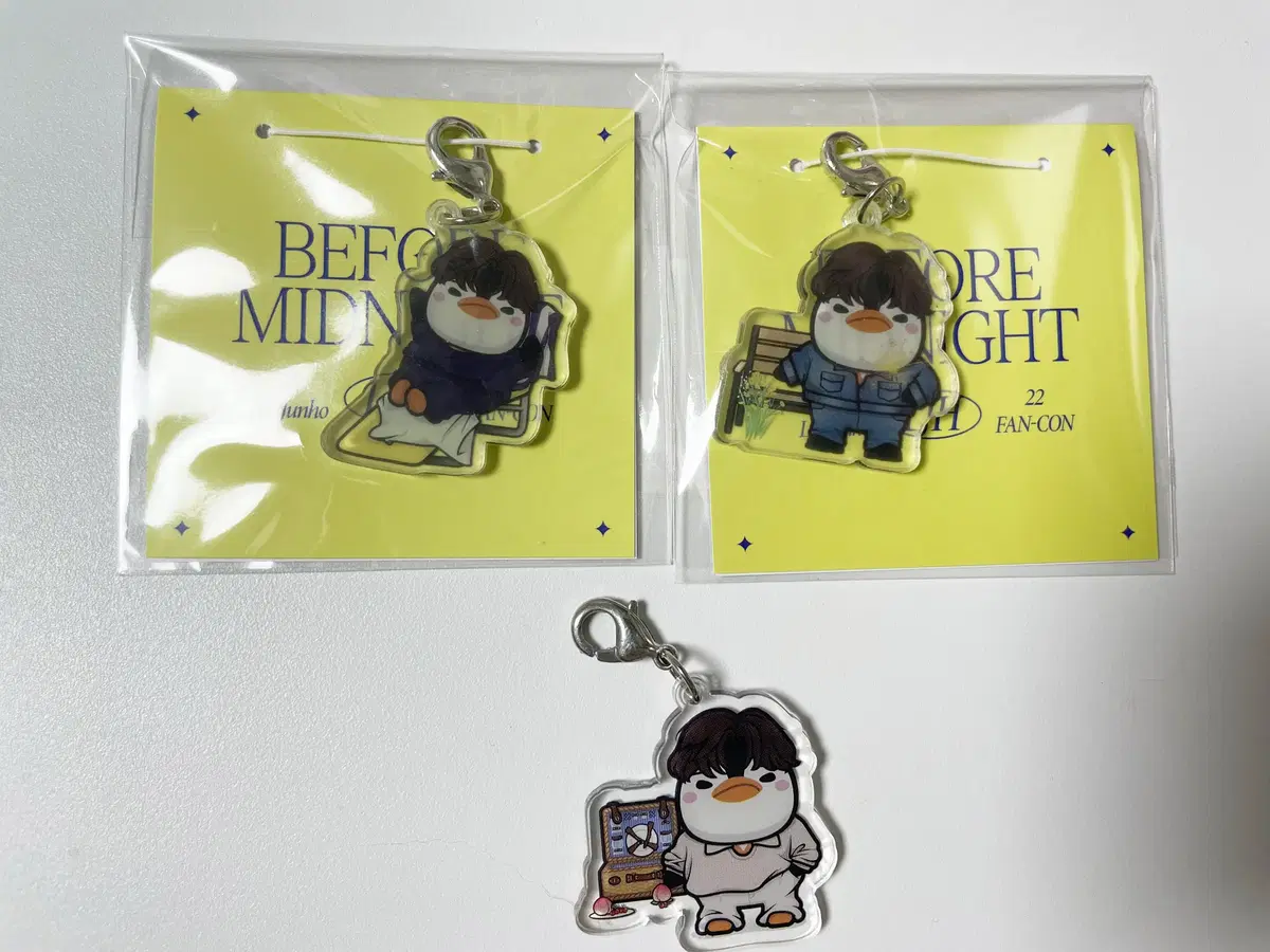 Before Midnight PengPeng acrylic key ring, 3 in bulk - PengPeng 2PM Junho Lee Junho