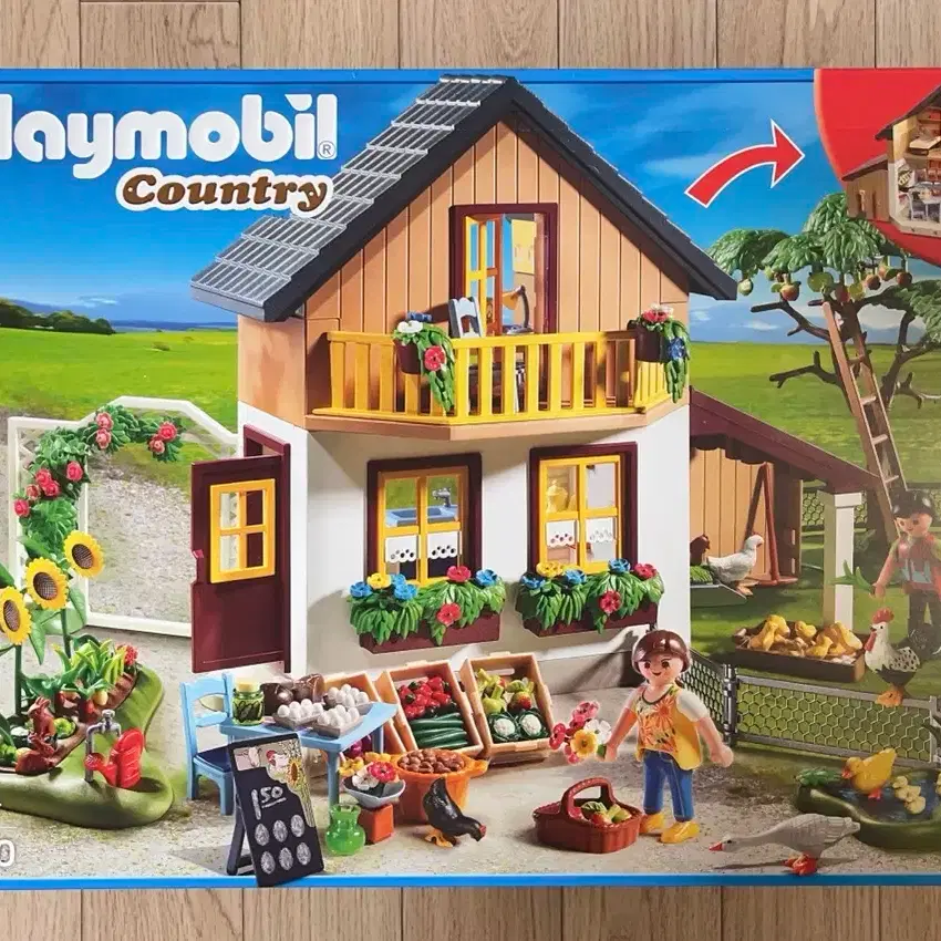 Playmobil Farm Market Playmobil Country Mobile Farm Market (70134)