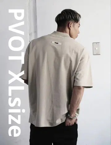 PVOT 모크넥 티셔츠