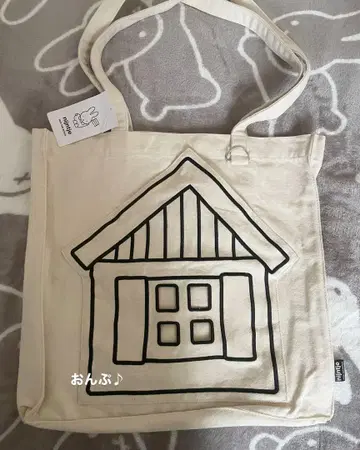 하우스텐보스 한정판 미피 집 토트백 화이트